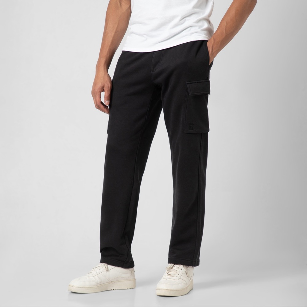 Bearbottom Core Cargo Sweatpant Black Size Medium NWT Mens loungewear